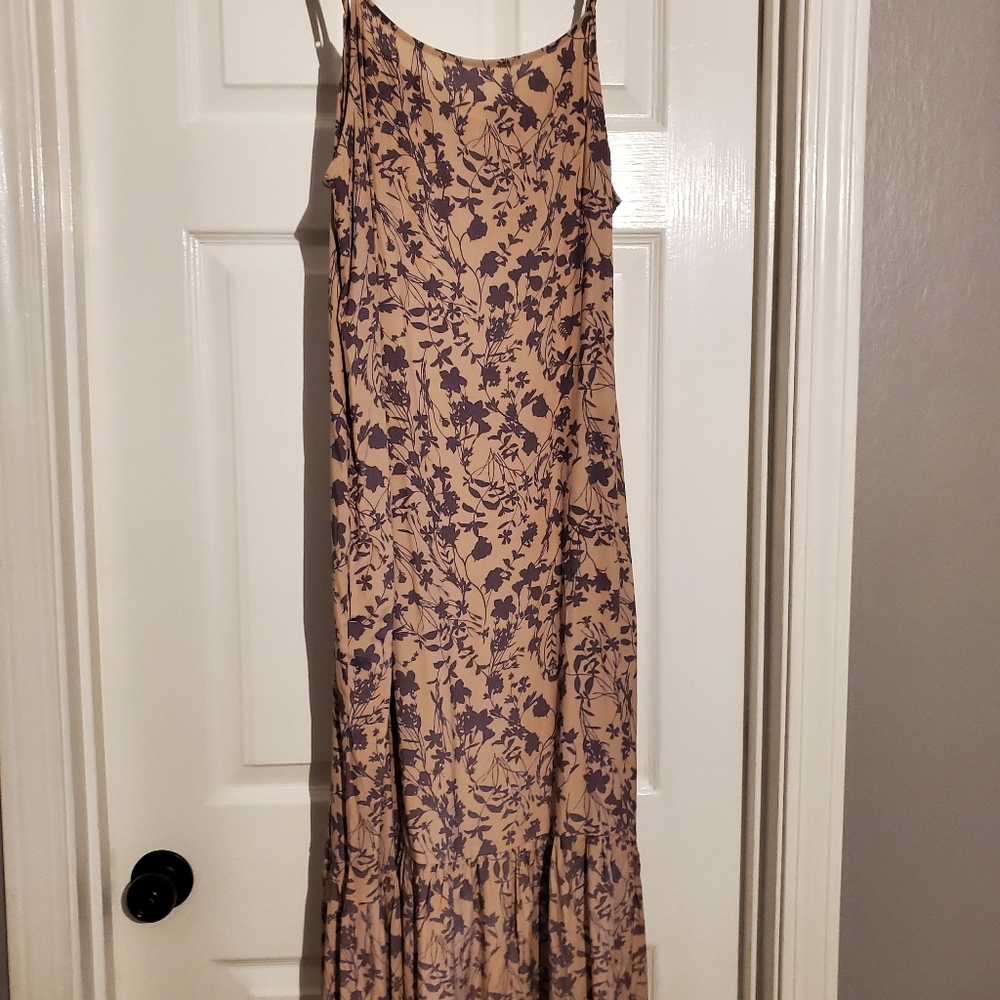 Spaghetti Strap Ruffle Dress